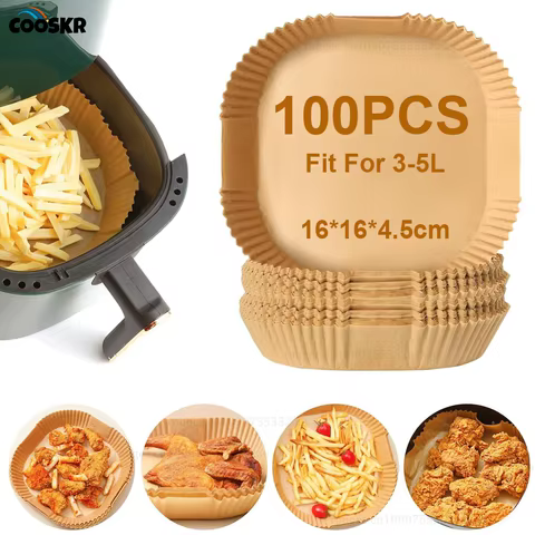Forros Air Fryer Papel Pergaminho