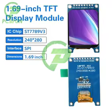 Tela TFT 1.69" 240x280 para Arduino Thumbnail 4