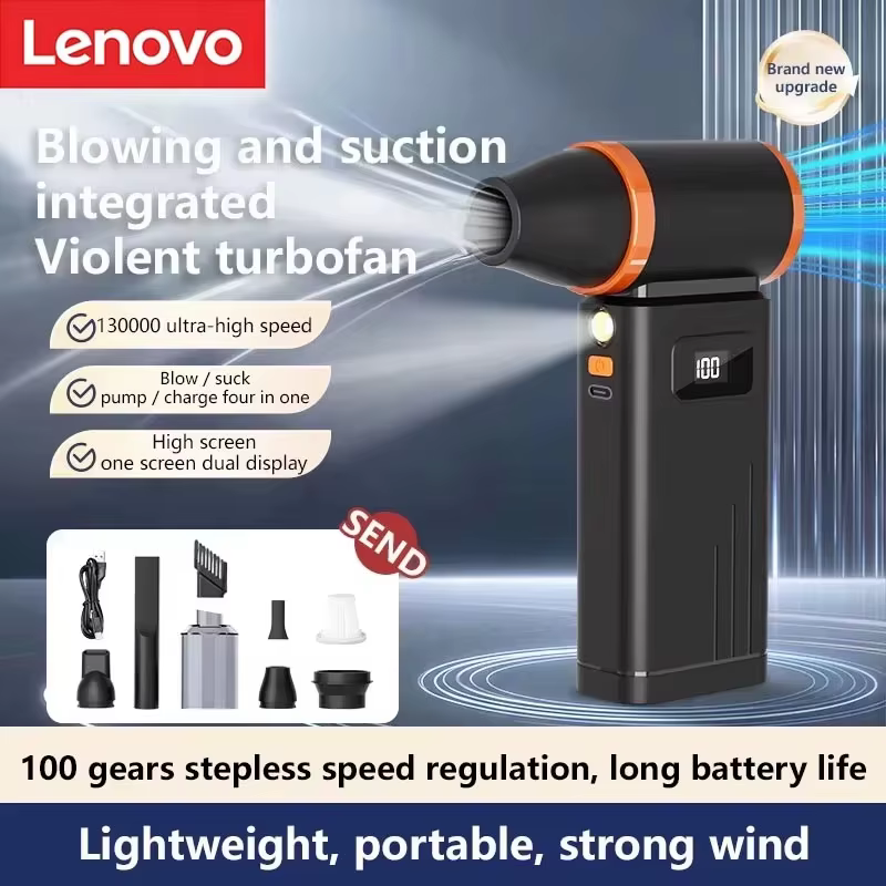 Aspirador Portátil Lenovo 2 em 1