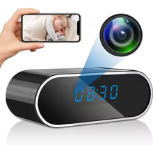 Câmera Relógio WiFi 1080P Thumbnail 2