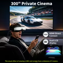 Óculos de Realidade Virtual BIGEYES H3 300 Polegadas Thumbnail 3