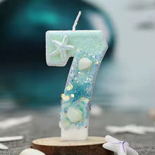 Velas de Aniversário Oceano Shell Whispers Thumbnail 5