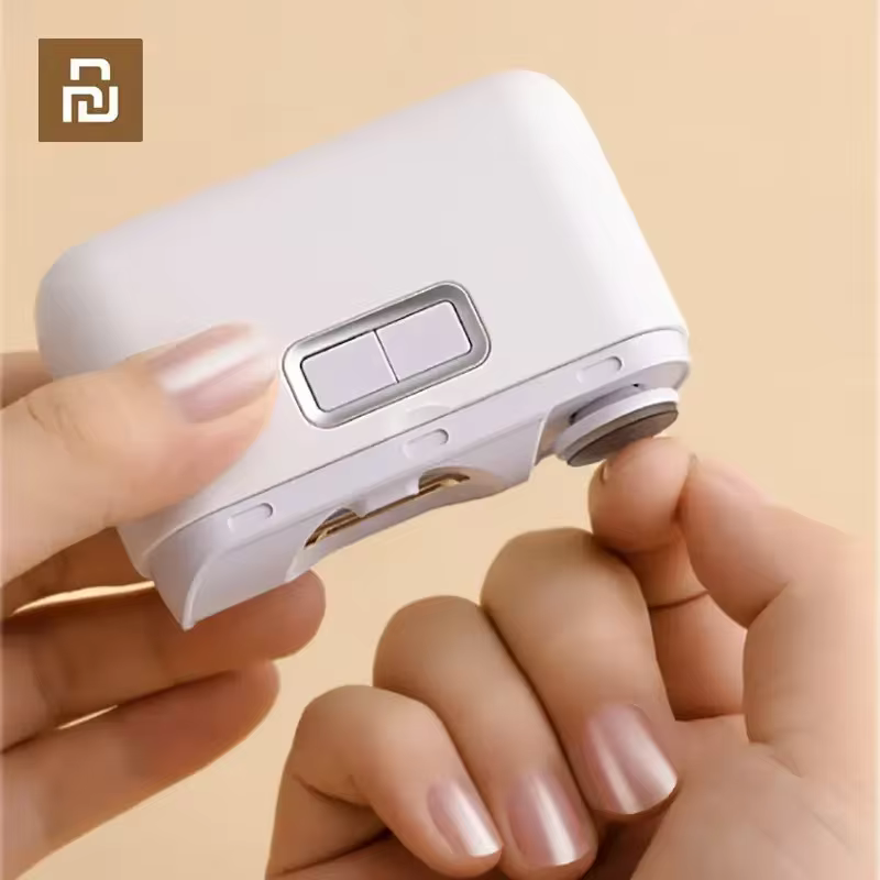 Cortador de Unhas Elétrico Recarregável com Luz