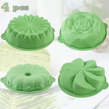 Formas de Silicone Flor - Kit 4 Peças Thumbnail 1