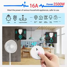 Tomada Sem Fio com Controle Remoto 433MHz Thumbnail 5