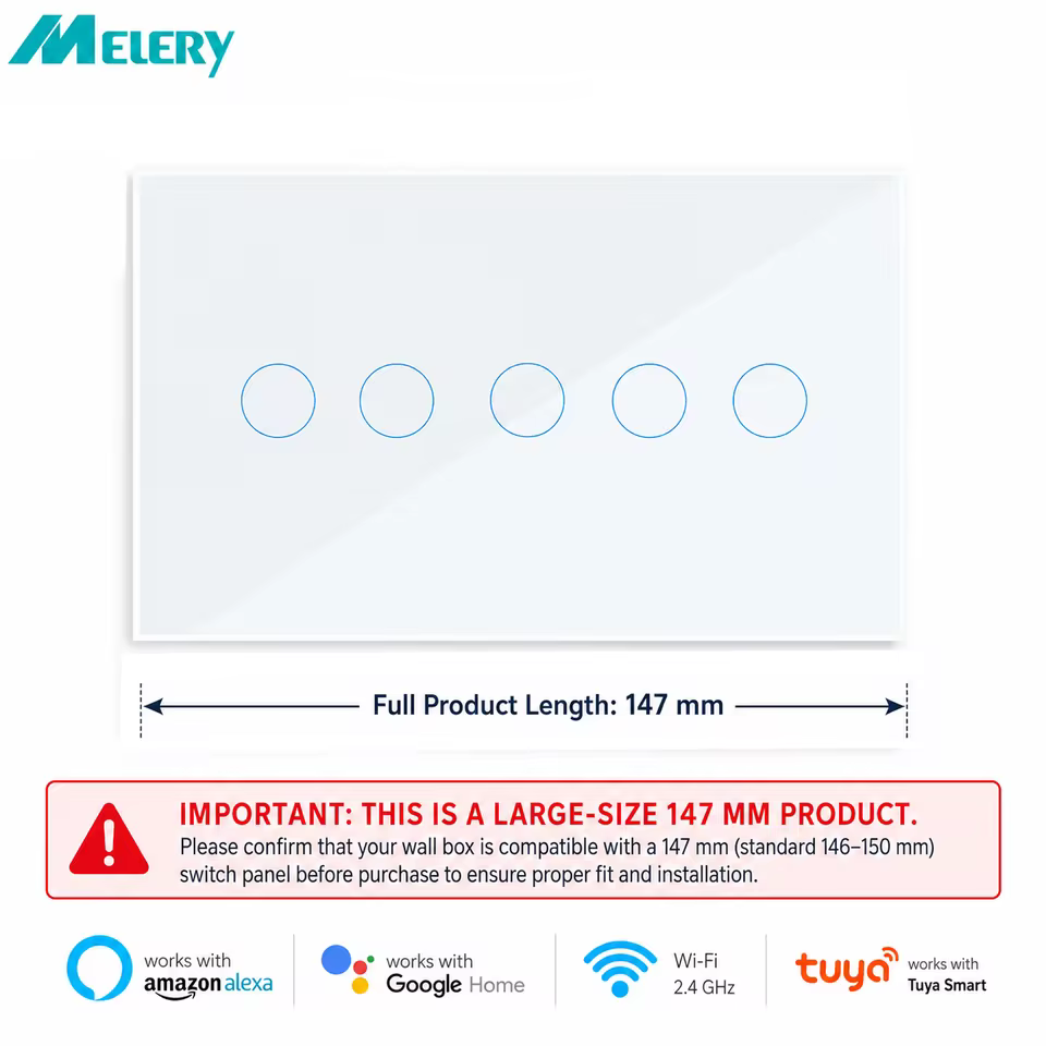 Interruptor Inteligente Melery Tuya