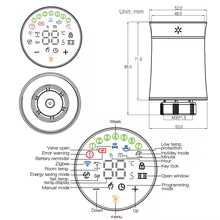 MOES Termostato Inteligente Zigbee 3.0 Thumbnail 6