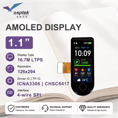 Display AMOLED Osptek 1.1"