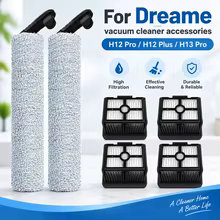 Kit Acessórios Dreame H12 Pro - Escova + Filtro HEPA Thumbnail 1