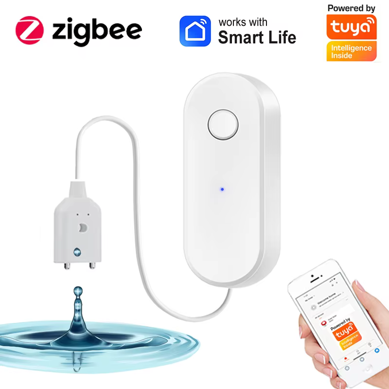 Sensor de Vazamento Zigbee Tuya