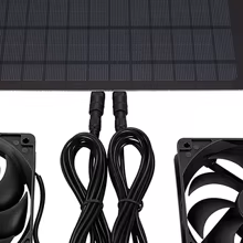 Ventilador Solar Duplo 12V 10W Thumbnail 6