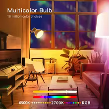 Lâmpada LED Inteligente Tuya RGB WiFi Bluetooth Thumbnail 2