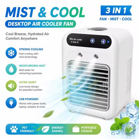 Mini Ventilador Portátil USB