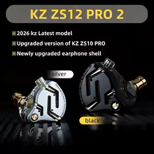 KZ ZS12 PRO 2 Fones de Ouvido Híbridos Thumbnail 2