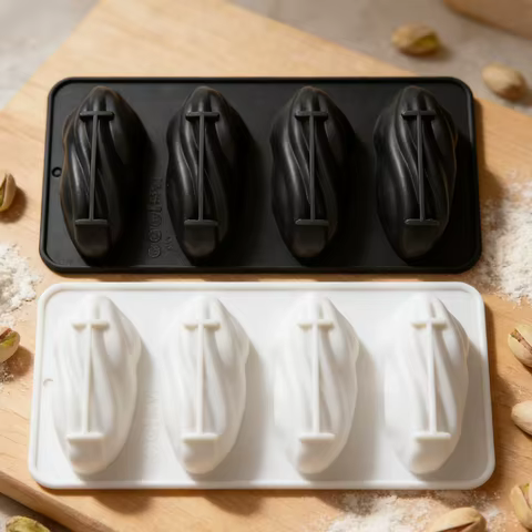 Molde Silicone Pistache 4 Cavidades