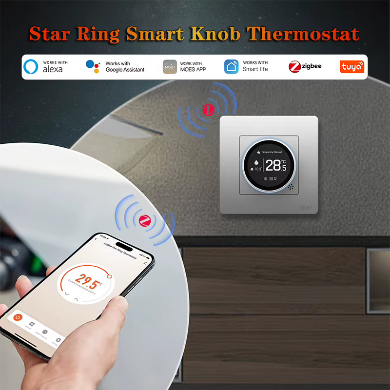 Termostato Inteligente ZigBee Star Ring