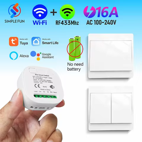 Interruptor Inteligente WiFi 433MHz