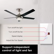 Interruptor Inteligente Ventilador Luz WiFi Thumbnail 2