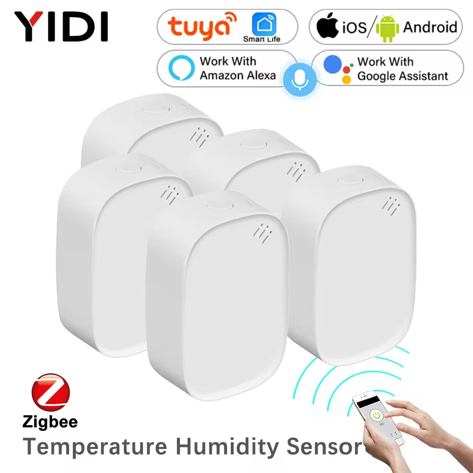 Sensor Zigbee Tuya Temperatura e Umidade
