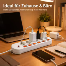 Melery Power Strip 6 Tomadas Proteção Thumbnail 6