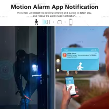 Sensor de Movimento Zigbee PIR + Lux Thumbnail 4