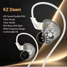 KZ Dawn Fones de Ouvido com Fio Thumbnail 1