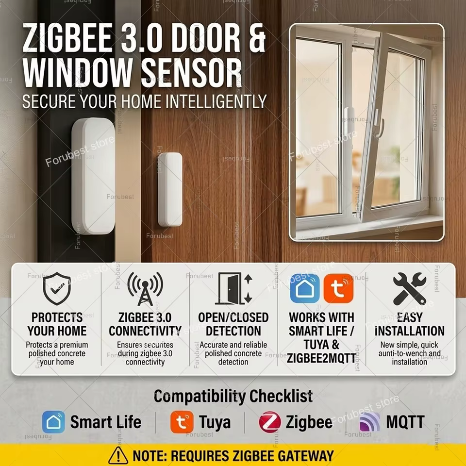 Sensor Zigbee Portas e Janelas