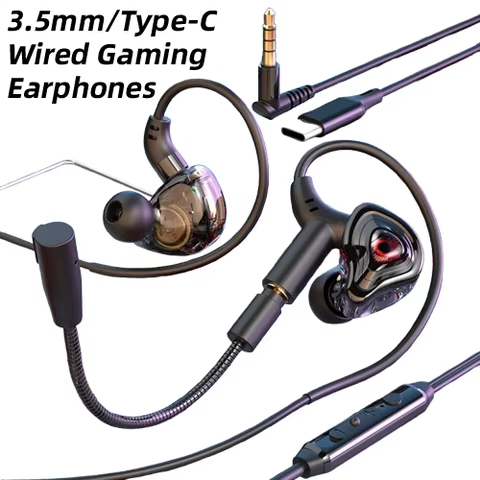Headset Gamer HiFi 3.5mm/Type-C