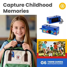 Câmera Mini KEBIDUMEI 1080P HD Retro Thumbnail 2