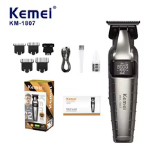 Kemei 1806 Máquina de Cortar Cabelo Profissional Thumbnail 1