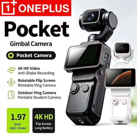 Câmera de Ação Portátil 8K Rotativa