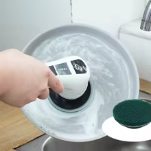Escova de Limpeza Elétrica Sem Fio Thumbnail 4