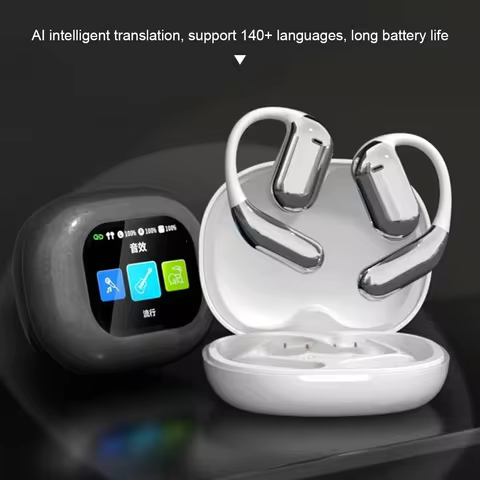 Fone Bluetooth LCD AI Tradução