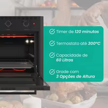 Forno Elétrico NARDELLI 60L Thumbnail 3