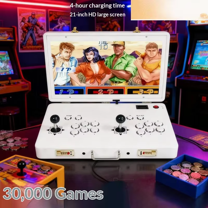 Console Arcade Portátil com Joystick Duplo