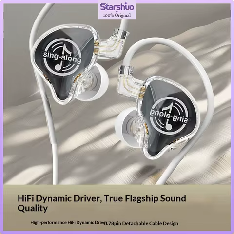 Fone de Ouvido HiFi Dinâmico 3.5mm