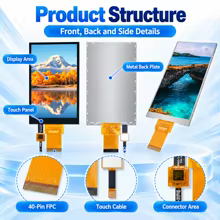 Display LCD 5" Touch IPS RGB 3.3V Thumbnail 2