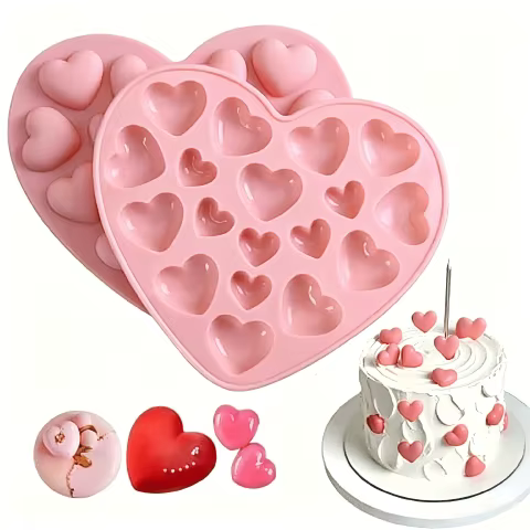 Forma de Silicone Coração