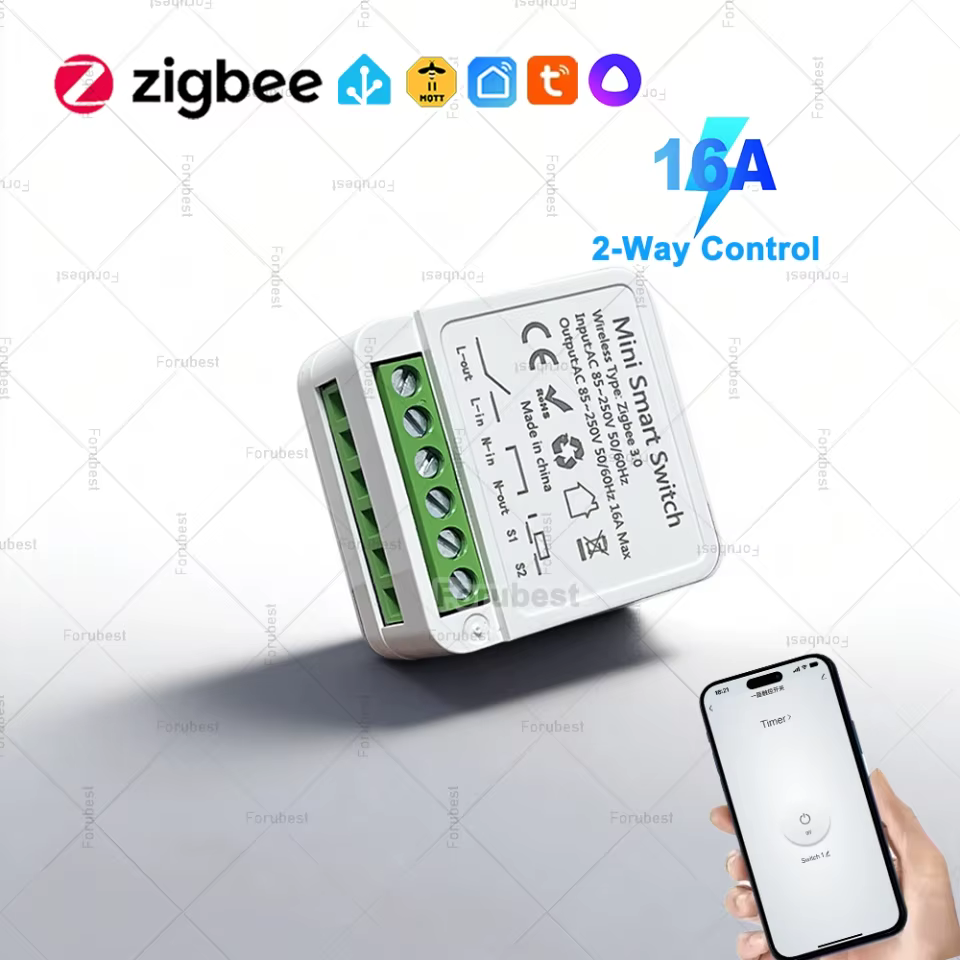 Mini Módulo Zigbee Inteligente 16A