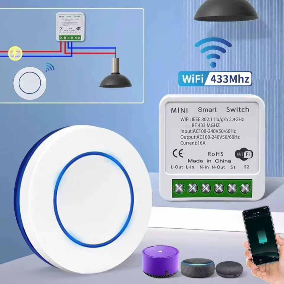Interruptor Inteligente WiFi Tuya 20A