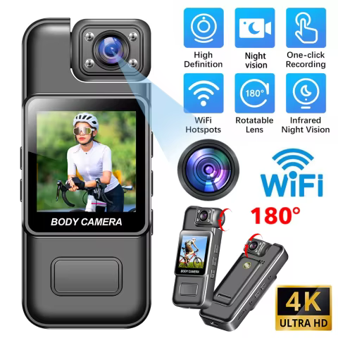 Câmera Corporal 4K WiFi