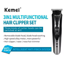 Kemei KM-1506 Barbeador 3 em 1 Thumbnail 3