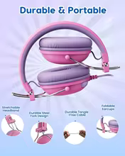 Fones de Ouvido Awatrue para Crianças com Limite de Volume Seguro Thumbnail 3
