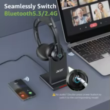 Acer HB02 Headset Sem Fio Profissional Thumbnail 1