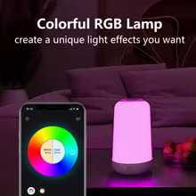 Luminária Inteligente RGB Bluetooth Recarregável Thumbnail 2