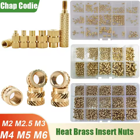 Porcas de Inserção 3D M2-M6 Chap