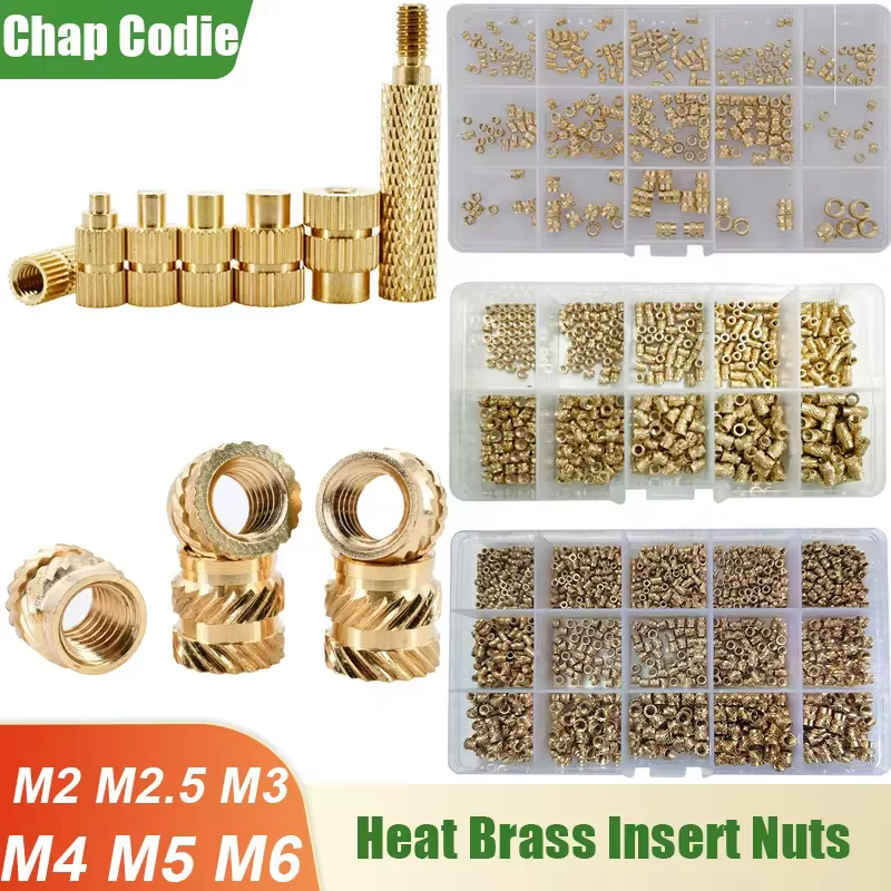 Porcas de Inserção 3D M2-M6 Chap