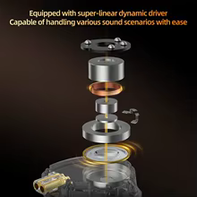 Fone KZ Gale In-Ear com Placa DSP Thumbnail 3