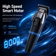 Máquina de Cortar Cabelo Profissional Kemei KM-1387 Thumbnail 4