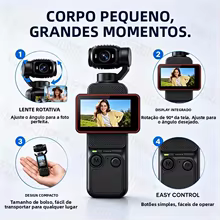 Câmera de Ação Mini 1080P Thumbnail 2